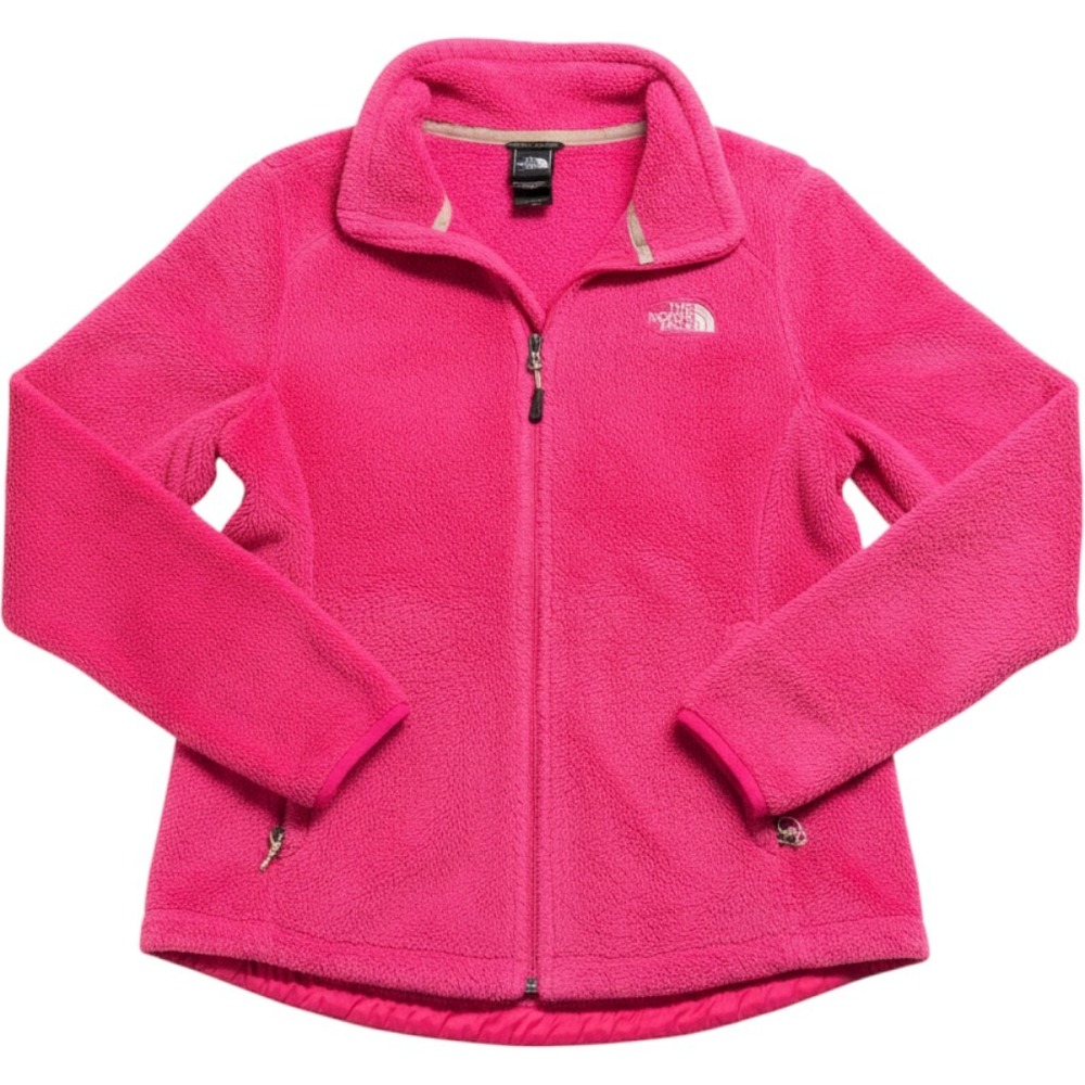 The North Face Womens Osito 2 Fleece Jacket Hot Pink Full Zip High Pile M